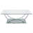 Rectangular U-Shaped Glass Top Coffee Table