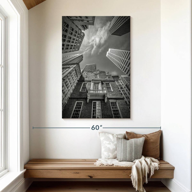 Aime Boston Old State House - monochrome, H 48 po x l 32 po