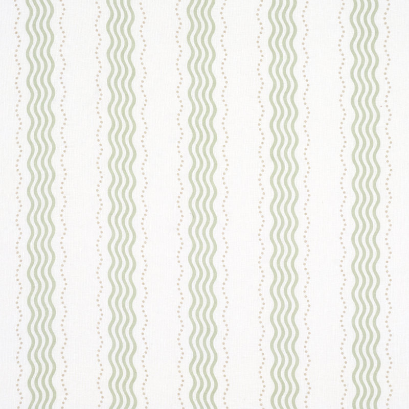 Tissu diaphane Schumacher X Rita Konig Margot, Vert