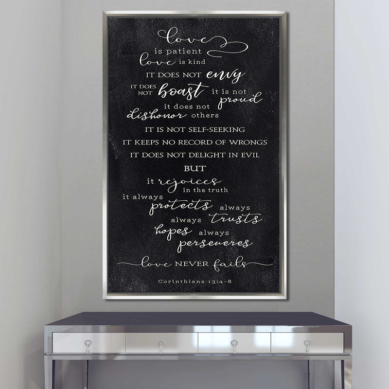 «Love Is» par Natalie Carpentieri - impression, Cadre flottant argent, H 43,5 po x l 27,5 po x P 2 po