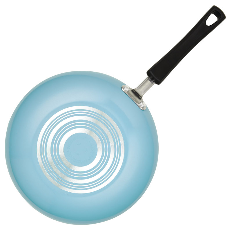 Aqua Blue 14-Piece Nonstick Aluminum Cookware Set