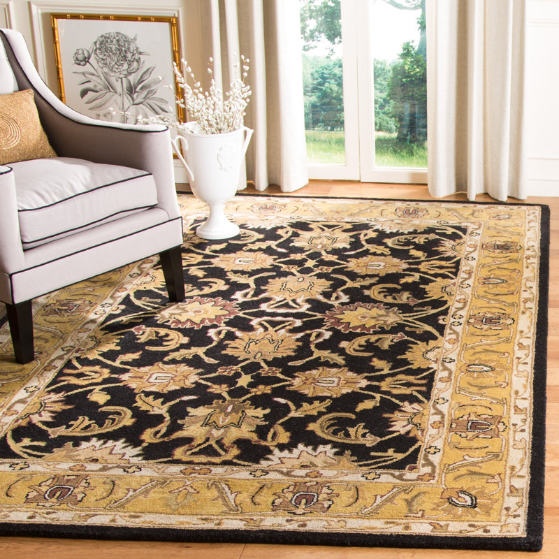 Amabel Oriental Hand-Tufted Wool Multi-Colour Area Rug, Rectangle 8'3" x 11'