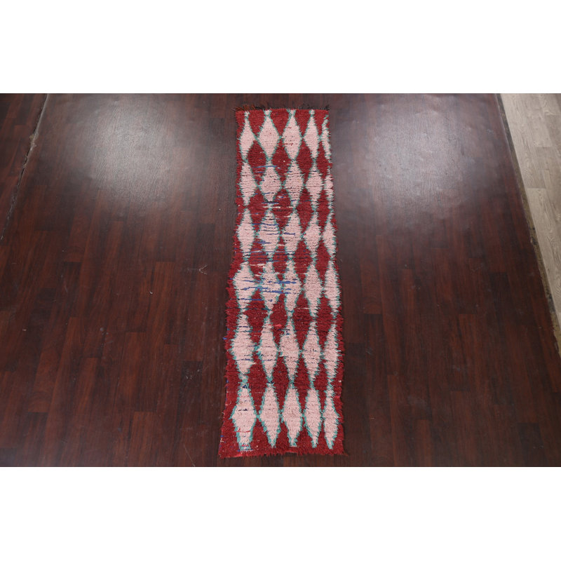 Tapis marocain marocain noué à la main 2 x 9
