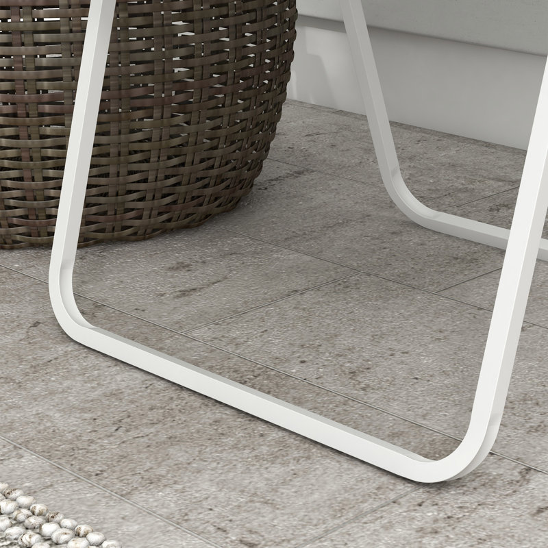 Ensemble de 4 chaises de patio pliantes, ensemble de chaises portatives classiques, bleu, Bleu