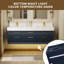 Ensemble de meuble-lavabo simple 48 po avec plateau Mayatte Grado-968544388-968544393