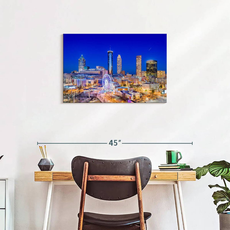 Kavia Spectacular Atlanta Night, H 20 po x l 30 po