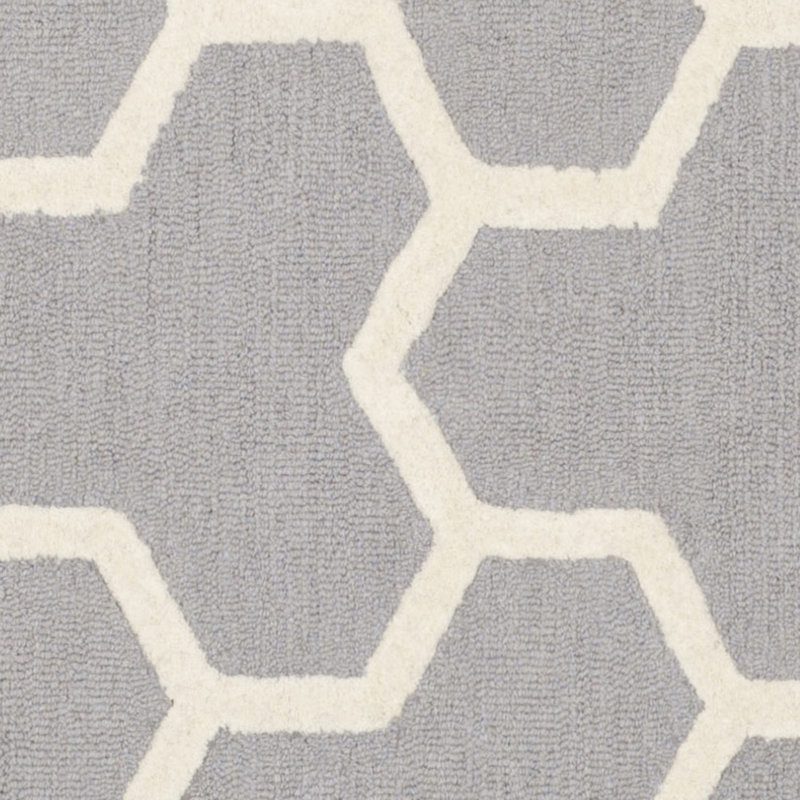 Tapis géométrique en laine touffeté à la main Cambridge, 5' x 8'