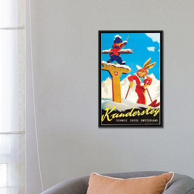 « kandersteg, switzerland », impression sur toile