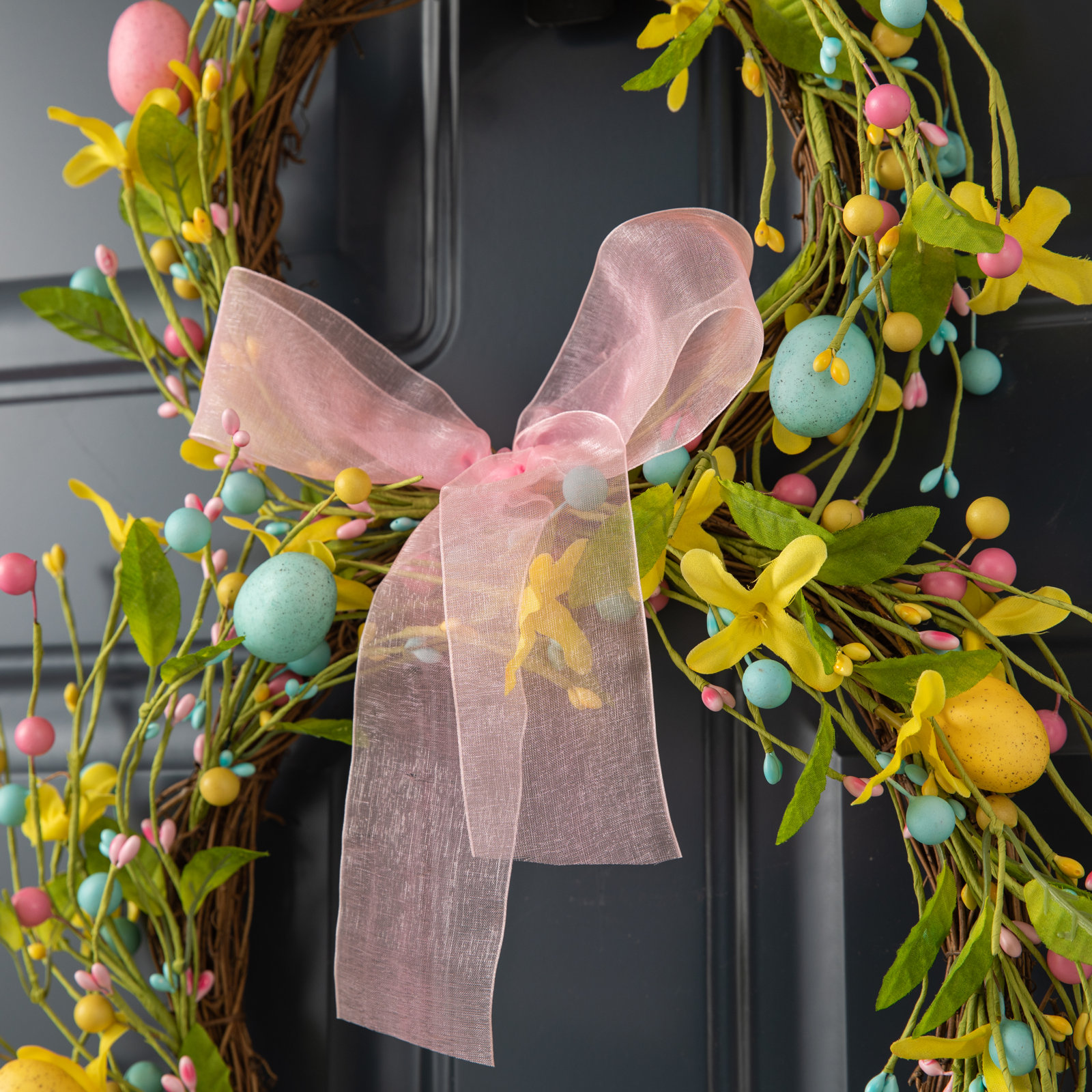 Easter Bunny Shaped Wreath