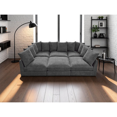 Harborstone 7-Piece Deep-Seat Modular Sofa
