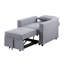 Chaise convertible en lin 33,25 po de largeur-1073982317