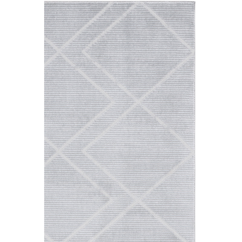 Lemarr Performance Geometric Rug, Square 6'7"