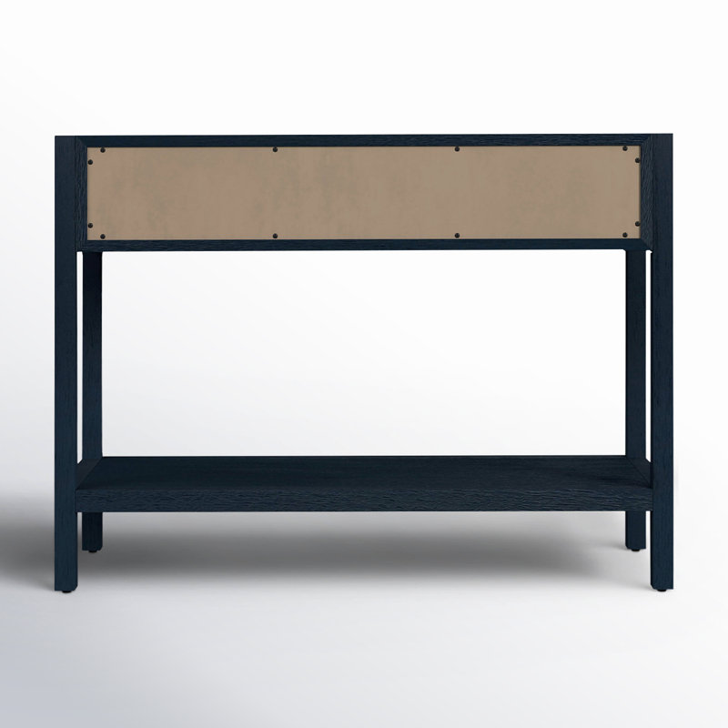 Elin 44" Console Table, Navy Blue
