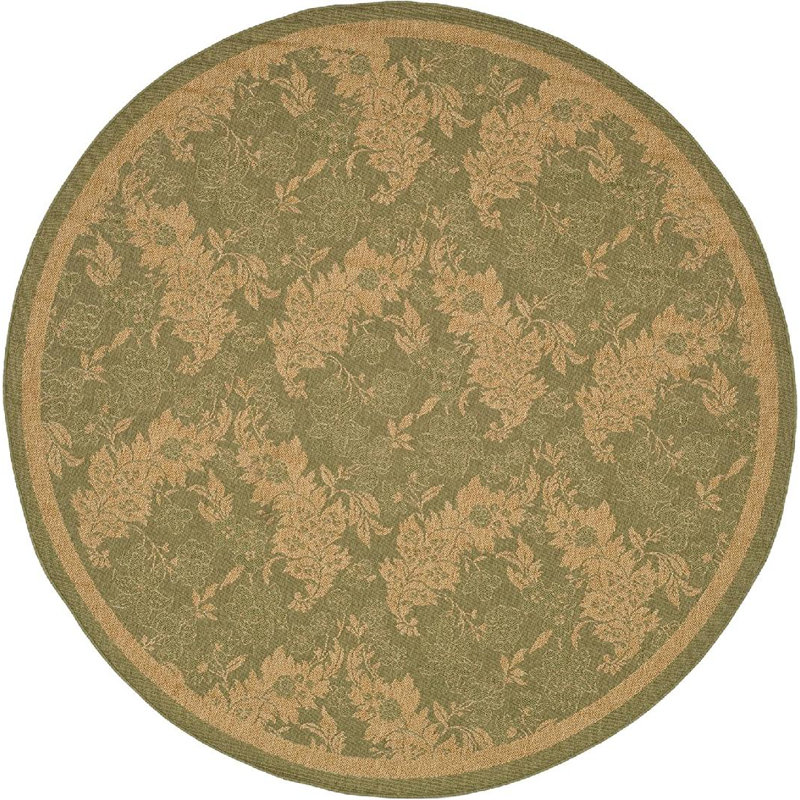 Herefordshire Performance Geometric Rug, Round 6'7"