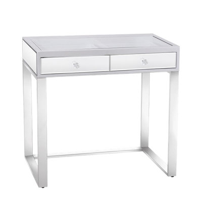 Meuble-lavabo avec 2 tiroirs de taille égale et boutons Crystal Lux de Slaystation Emma