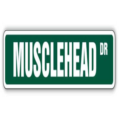 Entraîneur personnel d’entraînement en forme de rue musclehead