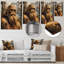 Décoration murale brune et grise Bigfroot Wilderness Watcher-1299507650-1299507661
