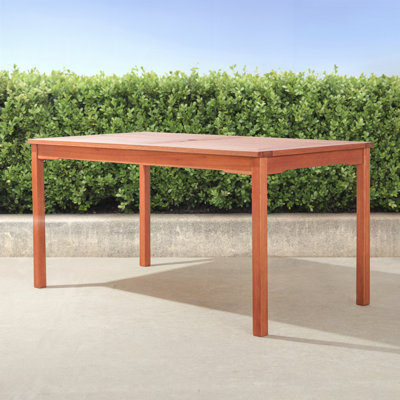 Table de salle à manger d'extérieur rectangulaire