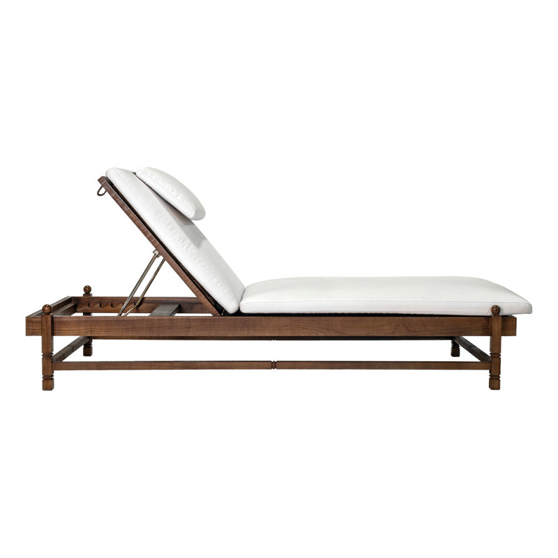 Vaterra Outdoor Teak Chaise Lounge