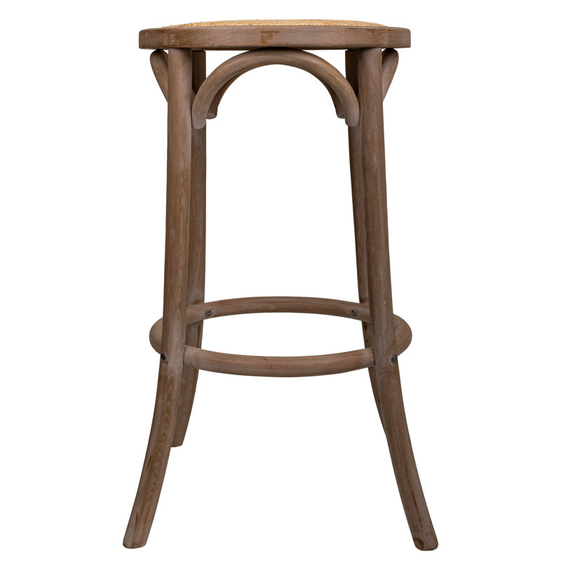 Solid + Manufactured Wood Accent Stool