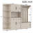 Multifunctional Left-Right Combination Hall Cabinet (Can Be Used Separately) With Storage And 4 Hooks-1407681607