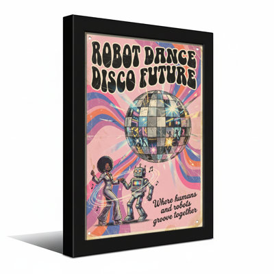 Imprimé à motif Fashion Robot Dance Disco