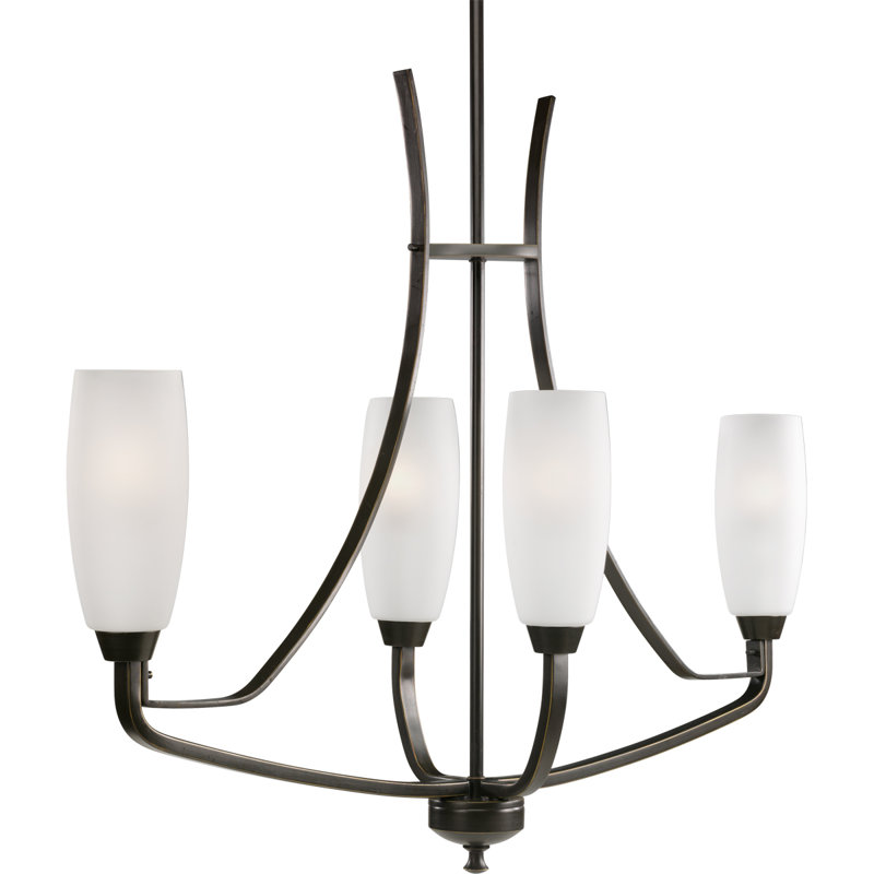 Meraz 4 - Light Dimmable Classic / Traditional Chandelier, Antique Bronze