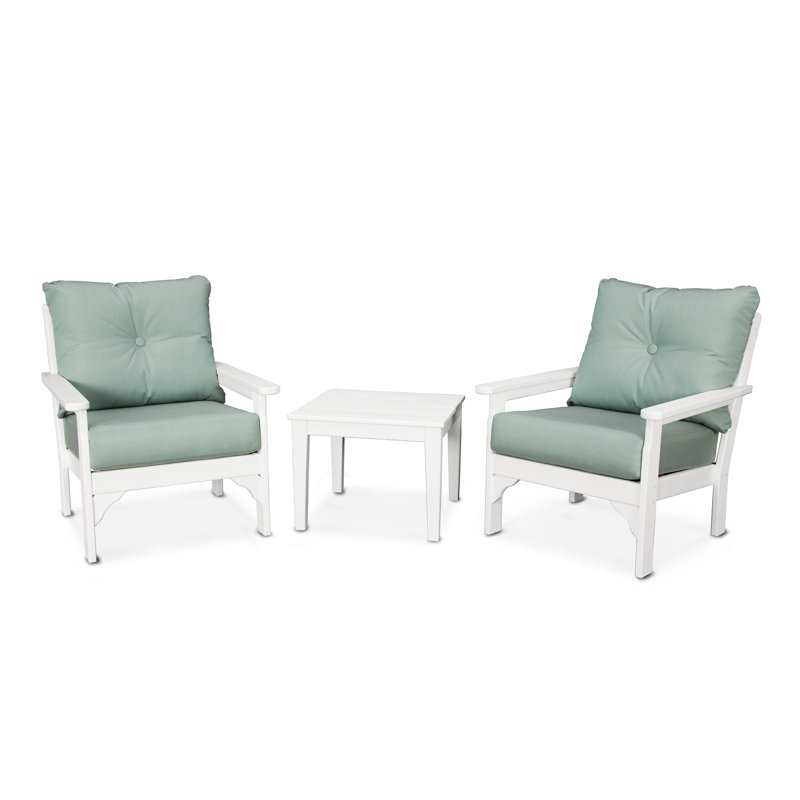 Vineyard 3-Piece Deep Seating Set, Sand, Spa