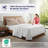 100% Viscose from Bamboo Pillowcases Only, 300 Thread Count, Hidden Zipper, Cooling Breathable, Bedding Pillow Covers for Hot Sleepers - Gift-Ready Packaging, PACK OF 2 (Iced Latte)-111681630-111681632