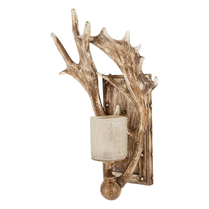 Lampe murale Antler, applique murale décorative, lanterne murale rétro, 5V