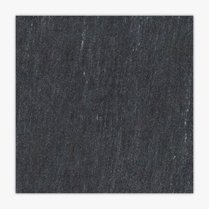 Black Concrete Exterior 24x24 Porcelain Paver, Black