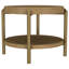 Table de bout ronde avec plateau de rangement Benson