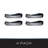 Tie Down 2 in. x 36 in. Black Heavy Duty Axle Strap, 4-Pack Kit - 11125 lbs. Breaking Load Limit