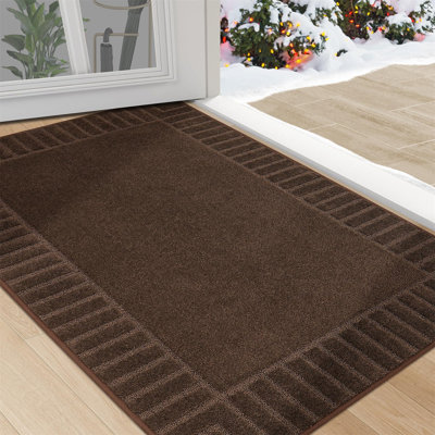 Paillasson antidérapant - Tapis d'entrée discret, absorbant et lavable