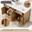 Ensemble de meuble-lavabo double 60 po Gavino-458687471-458687464