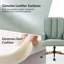 Fauteuil de direction ergonomique en cuir véritable avec dossier inclinable et garniture cloutée Mariana-203637307