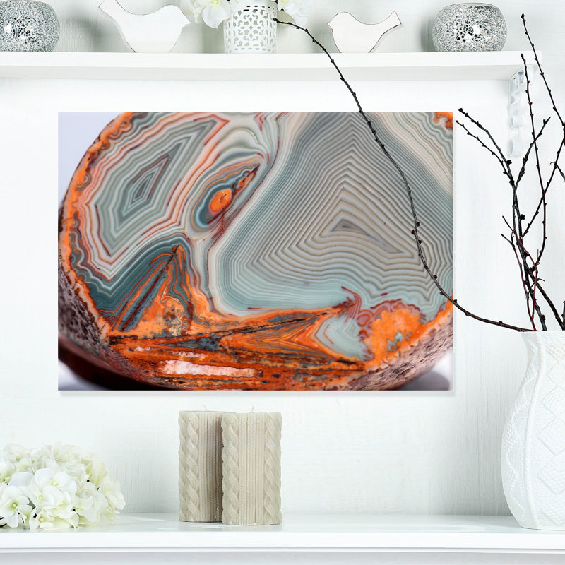 «Beautiful Lake Superior Agate», impression sur toile, H 12 po x l 20 po x P 1 po, Toile tendue