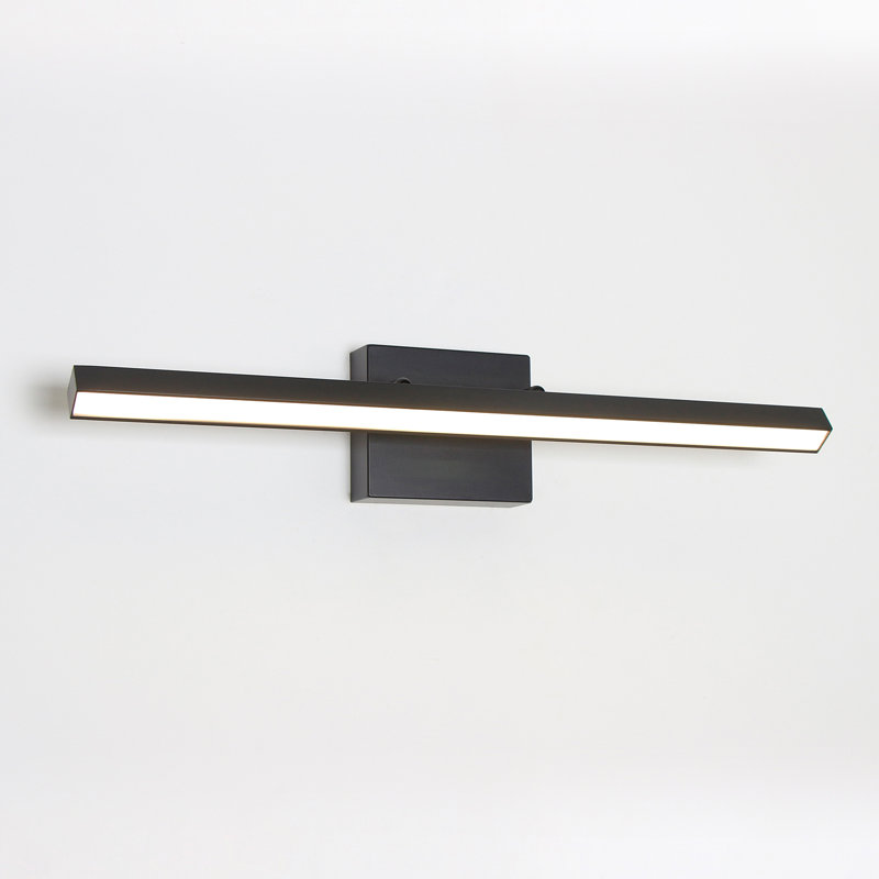 Abud 1-Light Dimmable LED Vanity Light Picture Lighting Bathroom Bar 24", Black