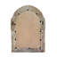 Miroir à cadre en bois - 33 po x 1,5 po x 45 po - blanc / beige