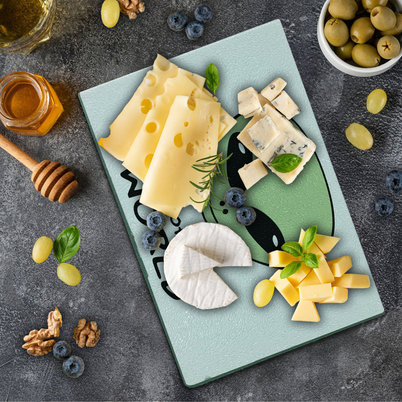 East Urban Home Glass Alien Cutting Board