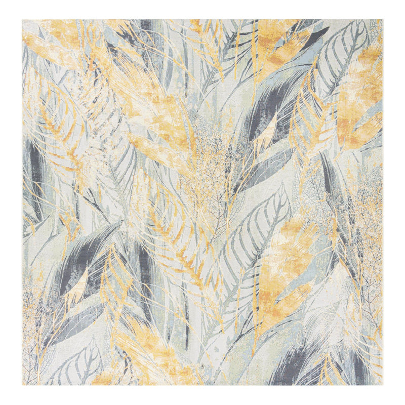 Firman Wygant Indoor/Outdoor Area Rug, Square 10'