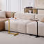 Table d'appoint en forme de C, 2 pièces blanches, table de bout en C, table d'appoint-237068043