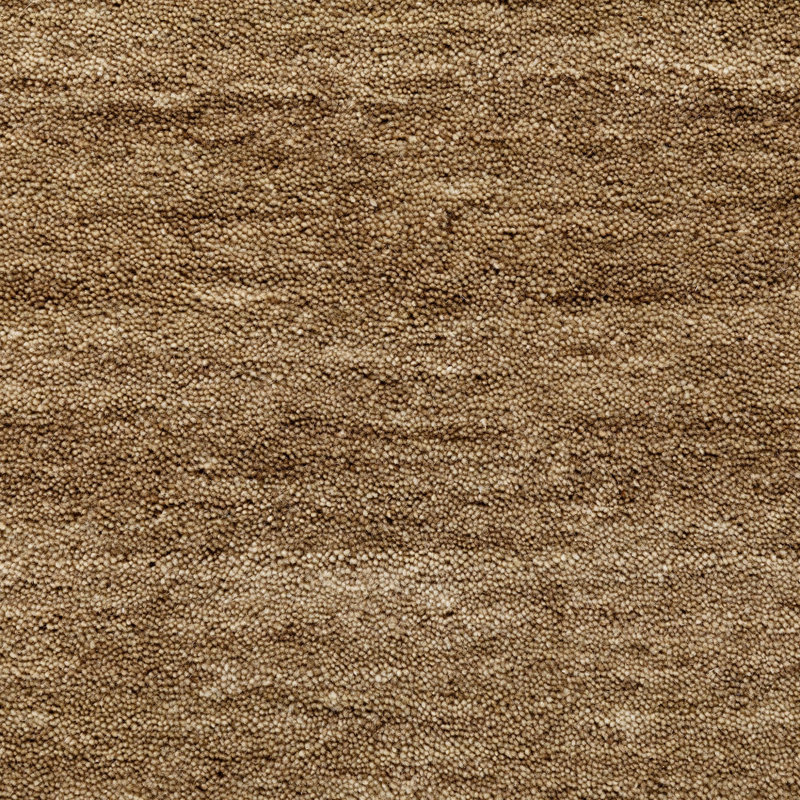 Elno Wool Hand Woven Area Rug, Brown, Rectangle 190cm x 290cm