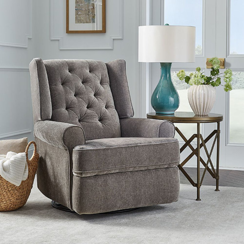 Fauteuil inclinable électrique Allendale, Chenille Radical Dove Performance
