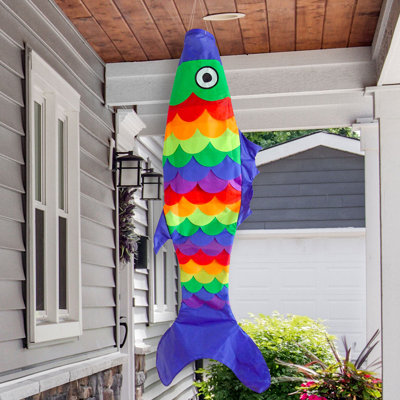 Fish Windsock Blue Tail