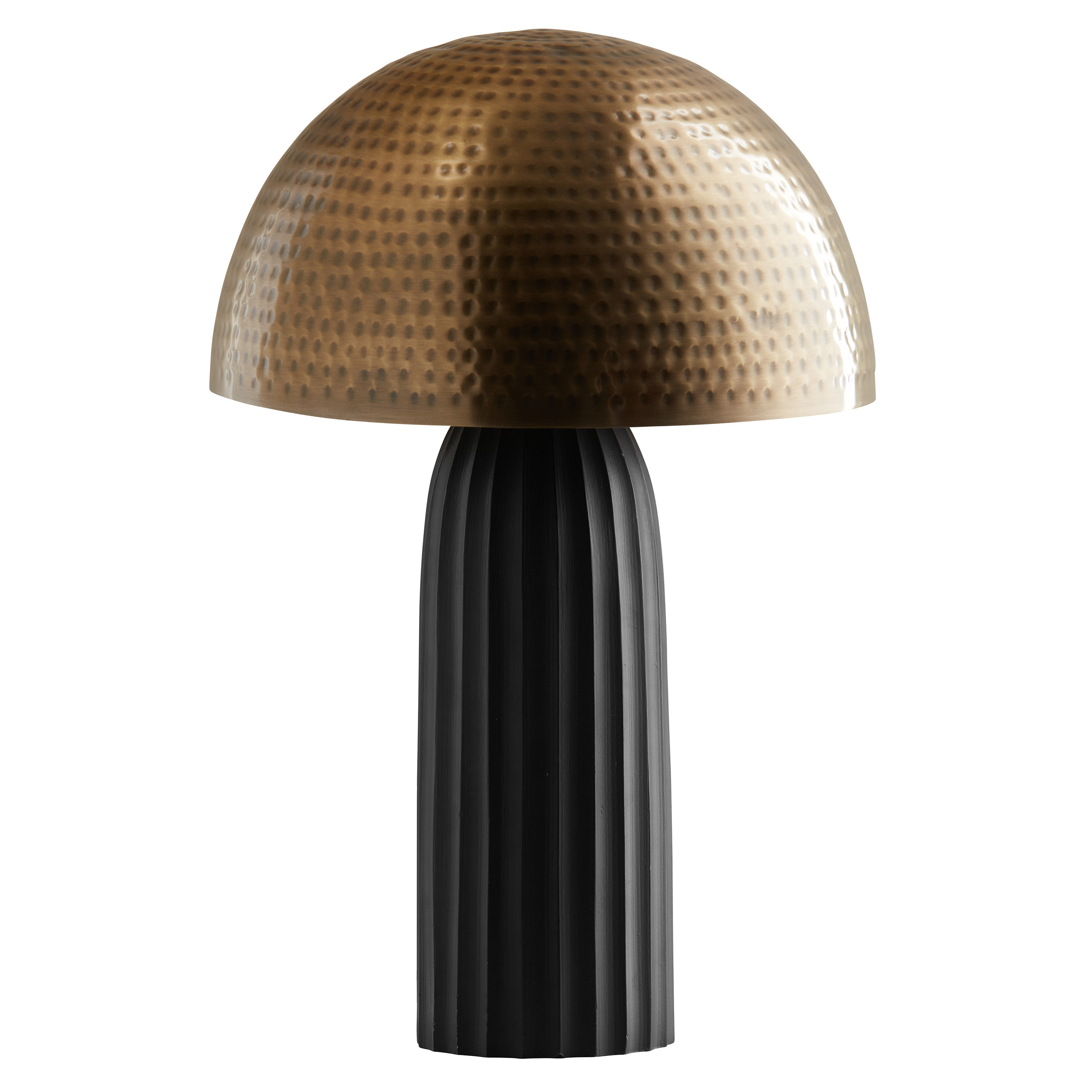 Wrought Studio 14.5"H Kella Industrial Brass Two Tone Mushroom Lamp & Reviews | Wayfair