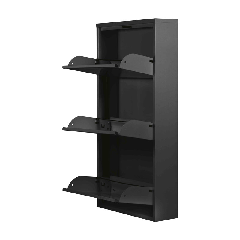 6 Pair Flip Down Shoe Storage