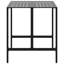 Square Metal Outdoor Bar Table , 100cm cm W 100cm cm D