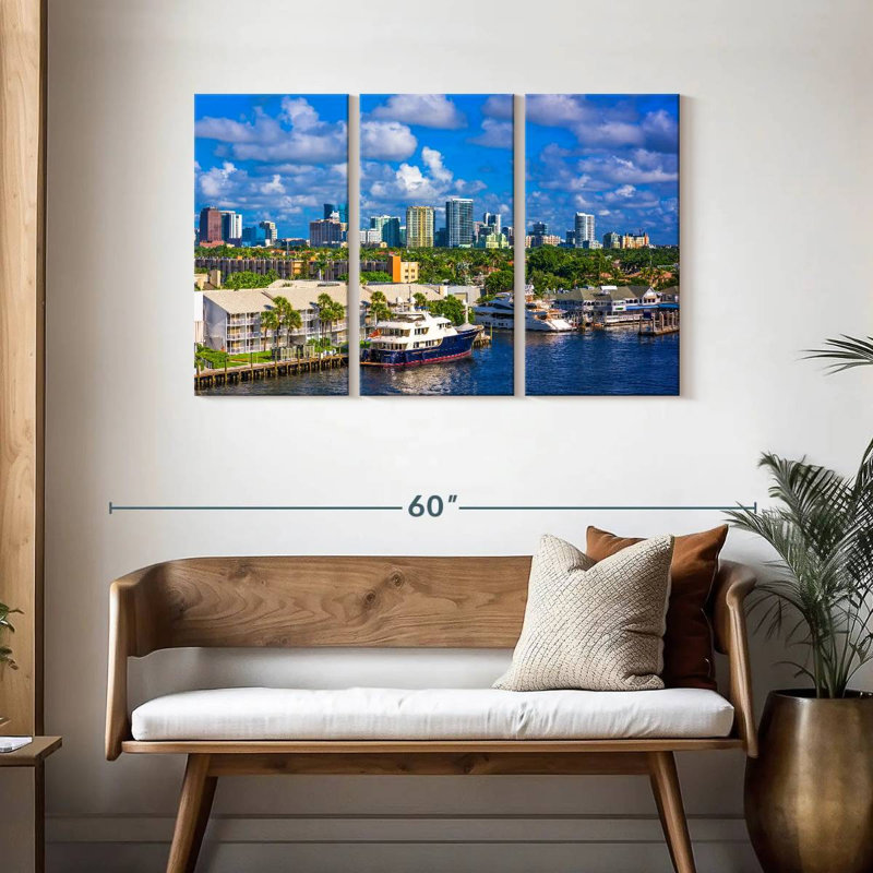 Gillard Fort Lauderdale Waterfront, 28" H x 45" W