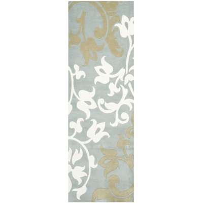 Avayah Soho Hand Tufted Wool And Viscose Floral Rug